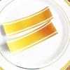 100pcs Wedding Napkin Bands Matte Gold Color Sophisticated and Luxurious Look for Wedding Party Supplies