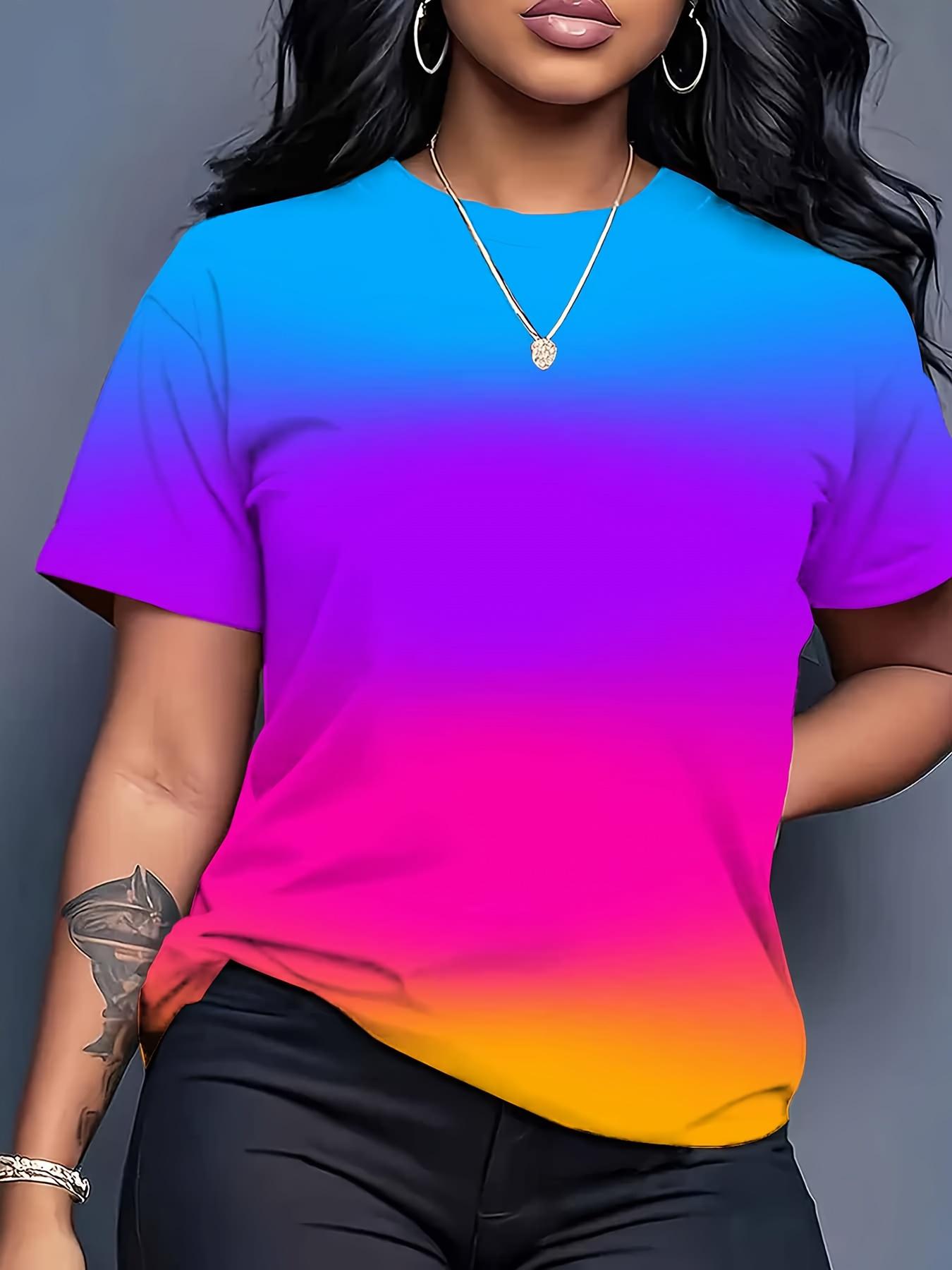 

Women s Summer Short Sleeve T-Shirt - Breathable Casual Blouse Top with Colorful Geometric Print. Machine Washable Suitable for Trendy Outfits. Perfec 3XL дубильна кора