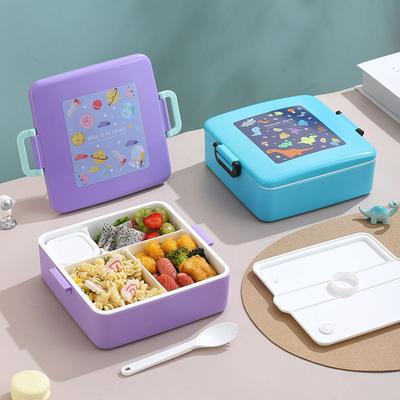 Bento-Lunchbox für Kinder Tragbar Mikrowellengeeignet Lunchbox Kinder Schul-Lebensmittelbehälter Niedlich Auslaufsicher Kinder';s Lebensmittelbox Aufbewahrung