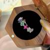 Four-leaf Clover Colorful Zircon Ring - Sweet Cute Luxurious High-end Versatile Ring for Women