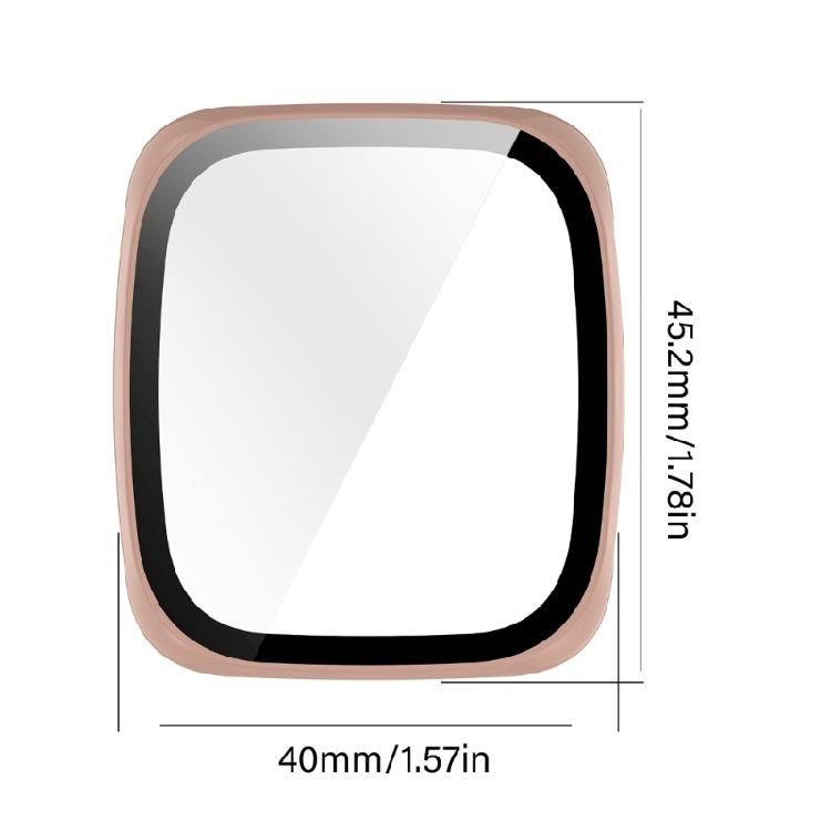 Watch Case Screen Protector Film for Active 2 Square Watch Cover with Film Smartwatch Accessory Housing Shockproof Shell