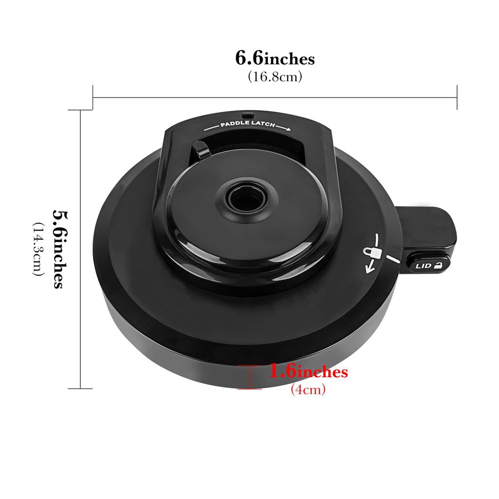 Linkidea Blender Lid Cream Mixer Parts Accessory for Ninja Replacement Part for Models and NC101 Replacement, Mixers, NC299AMZ, NC301, NC300, NC201,