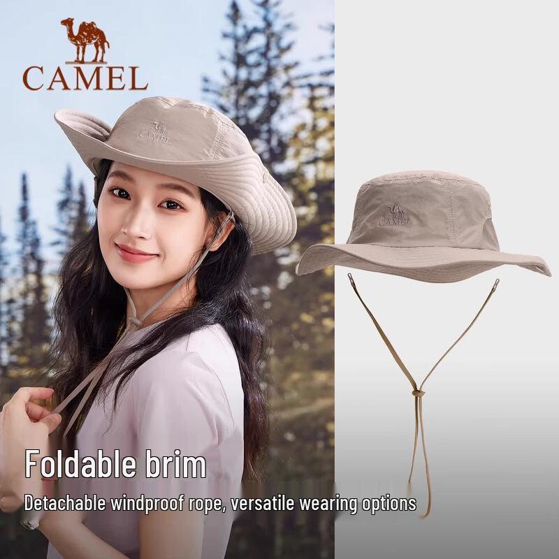 CAMEL Women's Outdoor Sun Protection Bucket Hat