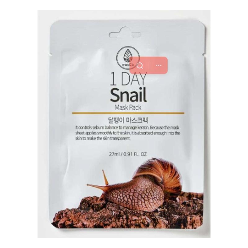 MED:B Daily Mask 27ml 1pc - Snail 27ml