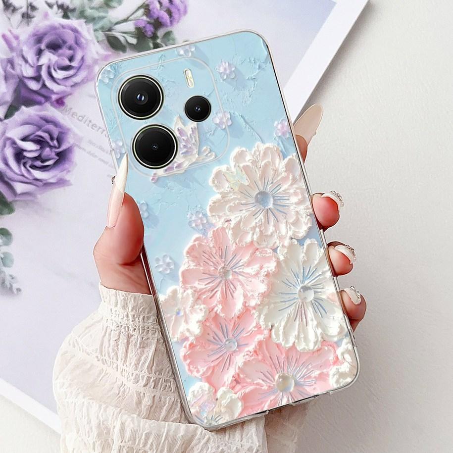Silicone Case For Xiaomi Redmi Note 14 4G EU 2025 Cover Cool Lion Leopard Dragon Animals Soft Slim Coque For Note14 4G EU Fundas