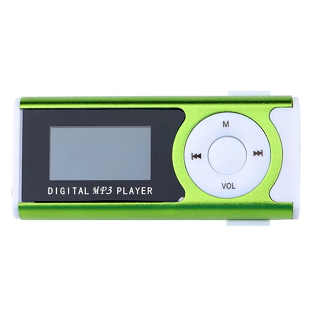 Lossless Sound Portable Mini MP3 Player with LCD Screen Card Slot USB MP3 Music Players Metal Clip Slim Student Walkman