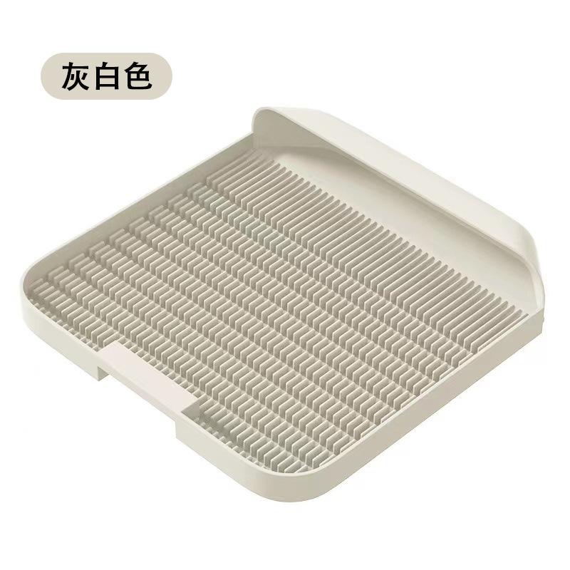 

Педаль для кошачьего туалета Коврик для кошачьего туалета Коврик для домашних животных Товары для домашних животных 37 37 8CM серый белый