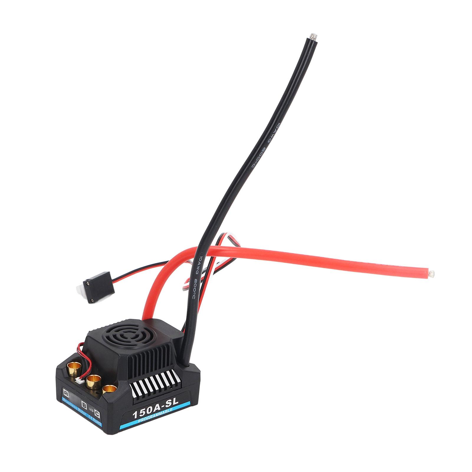 

150A Brushless ESC for 1/8 RC Car 24S Lipo Waterproof Dustproof BEC 5A 5.8V 720A Peak Current 150A ESC