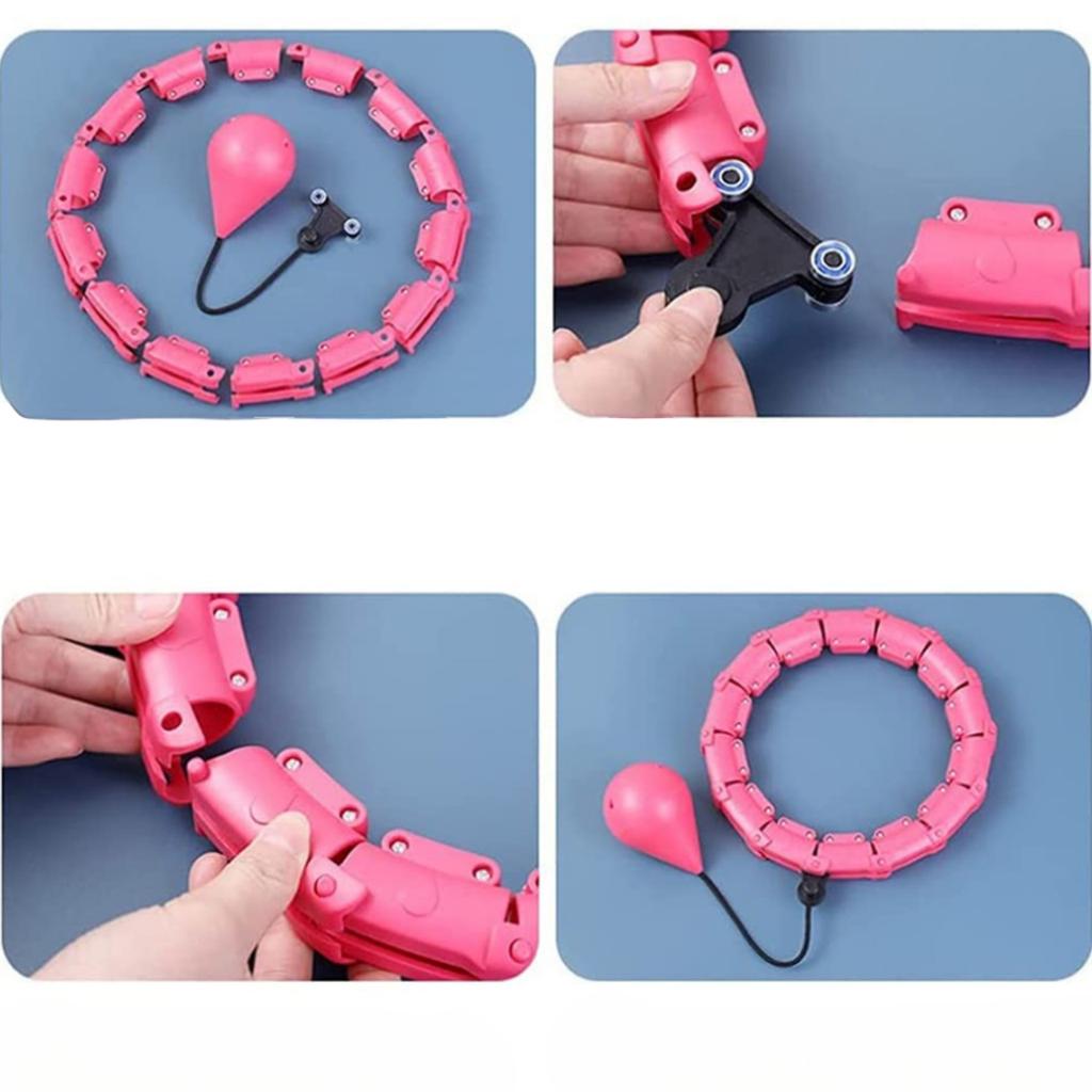 Hula hoop with protrusions anti-cellulite massager slimming smart load