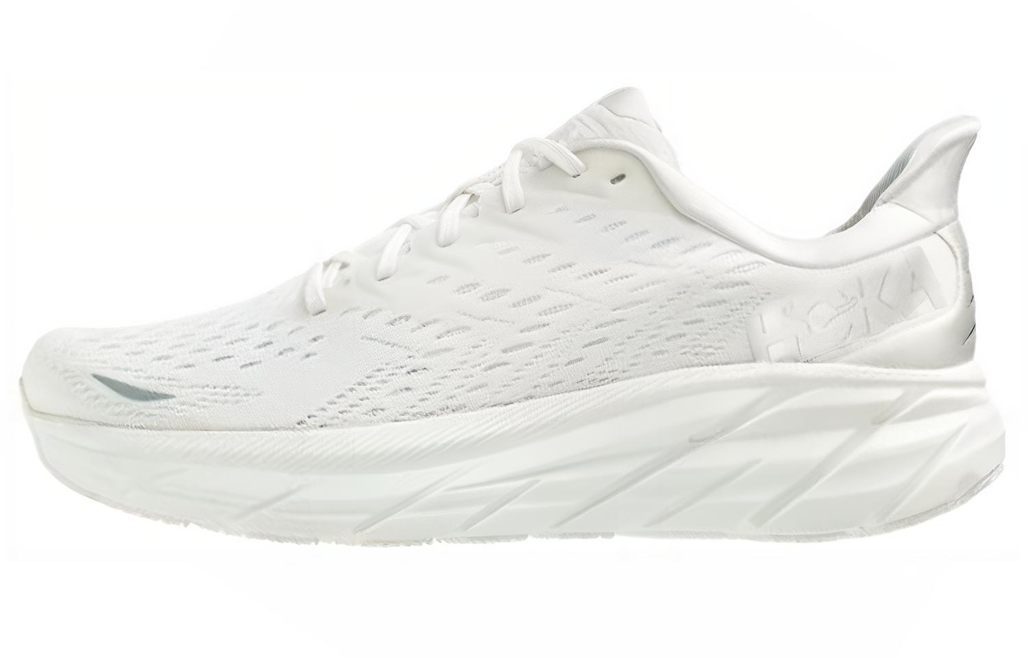 HOKA ONE ONE Clifton 8 Wide Triple White Женские 1121375-WWH 39