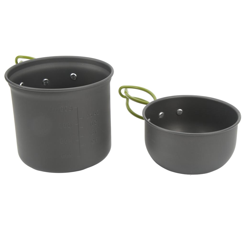 Camping Cookware Kit Portable Camp Kitchen Cooking Utensil Set Outdoor Cooking Grilling Utensil Organizer Travel Set