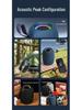 P173 Bluetooth Portable Wireless Handheld Speaker with Subwoofer and Card Slot for Outdoor Use