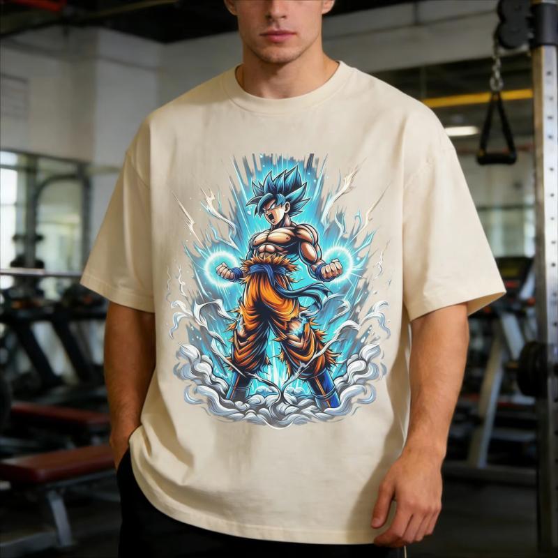 2026 Summer Hot Sale Dragon Ball Super Goku Super Saiyan Blue Family Matching TShirt Anime Gym Workout Tee for Men Women Kids
