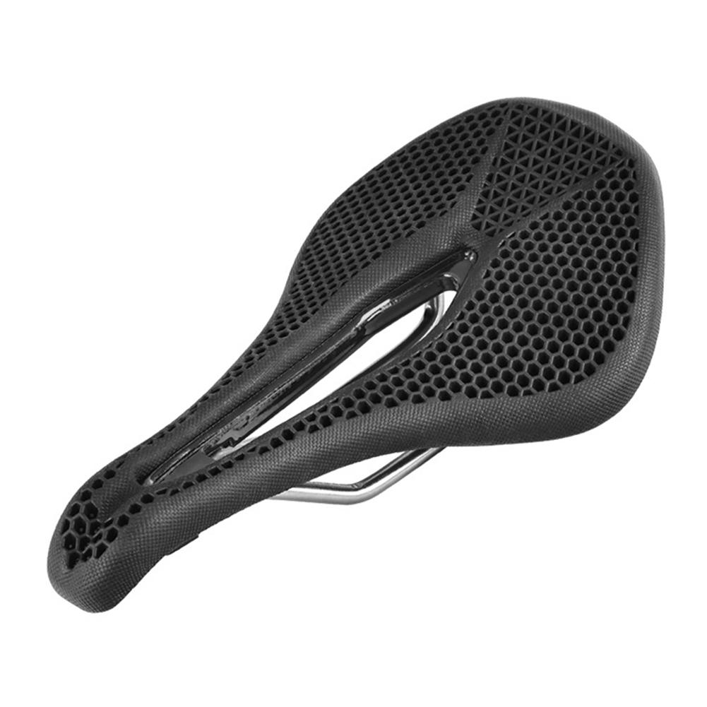 Honeycomb Cushion Hollow Out Bicycle Saddle Seat Breathable Lightweight Waterproof Shock Absorption Cycling Accessories