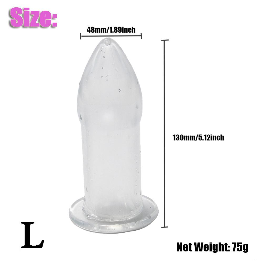 Vaginal Anal Dilator Butt Plug Enema 5 Sizes Hollow Anal Plug Soft Speculum Prostate Massager Sex Toys For Woman Men Sex