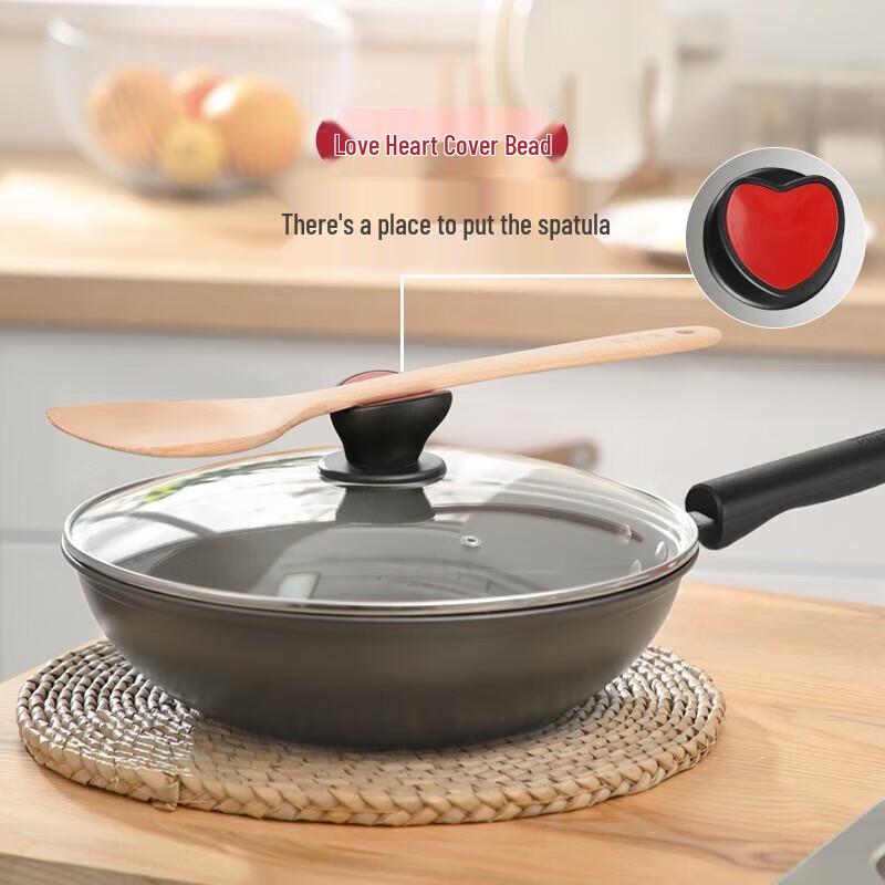 Chuda Huang 32cm Non-stick Aluminum Wok