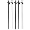 5Pcs Tents Stakes Durable Metal Easy Penetration Corrosion Resistant Widely Used Ground Stakes for Tent Canopy 40cm