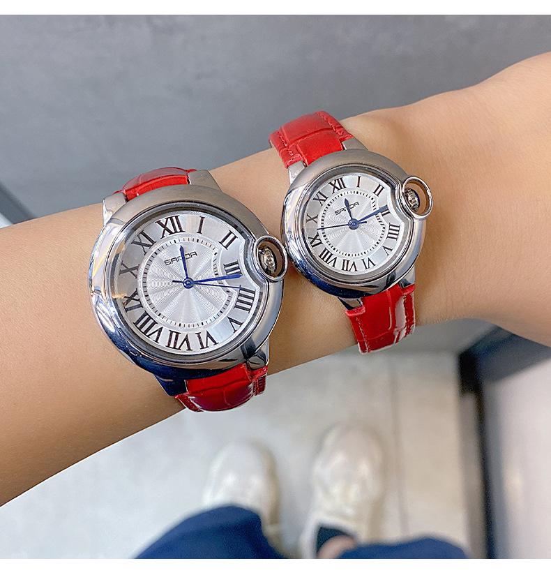 Sanda Retro Simple Couple Quartz Watches - Trendy, Cool, Luminous, Unisex Fashion Wristwatches