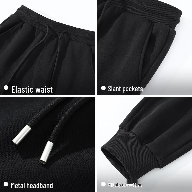 JEANSWEST LIFE Men's Thermal Fleece-Lined Jogger Pants