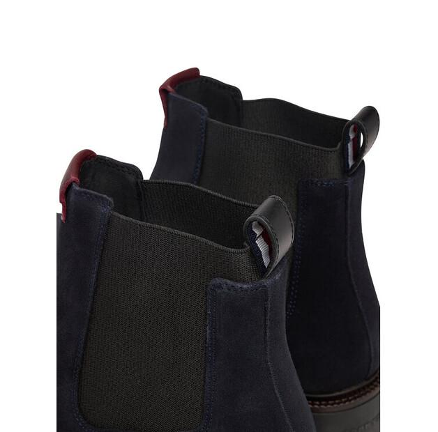 Dark Blue Tommy Hilfiger Comfort Lwt Ankle Boots FM0FM05592