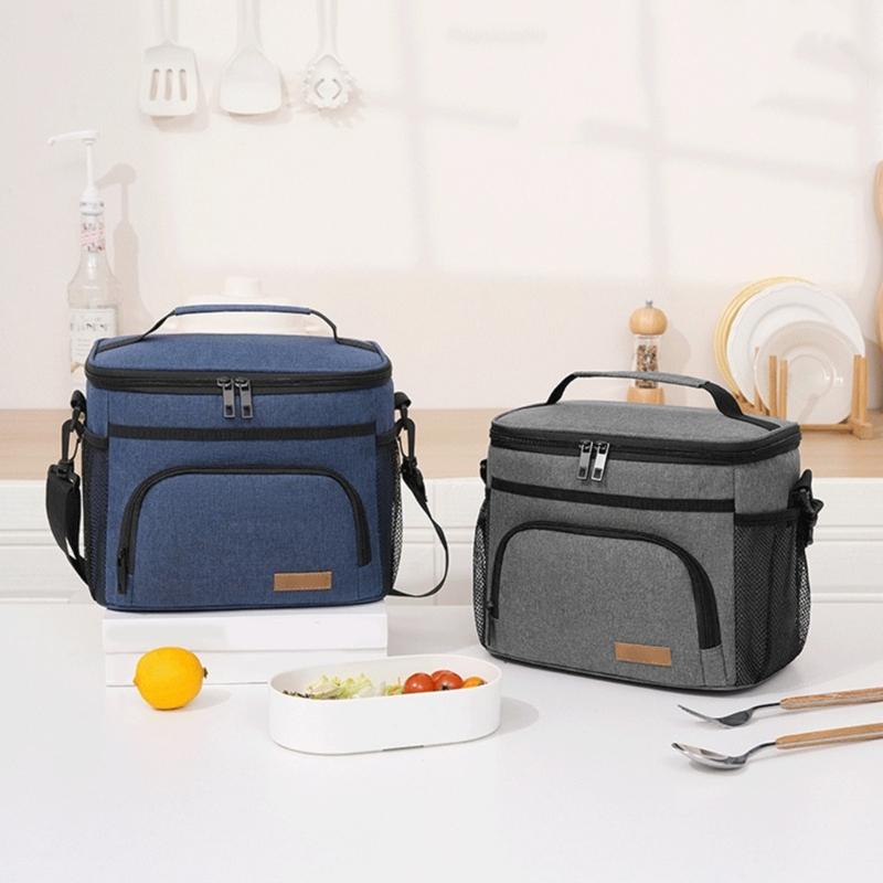 Sturdy Waterproof Picnic Coolers Bag Thermal Insulation Lunch Organizers for Outdoor Activities