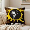 musician revolutionary VViktor TTsoi Cushion Cover Pillowcase Antidustmite living Room Sofa Decor Cushion Room