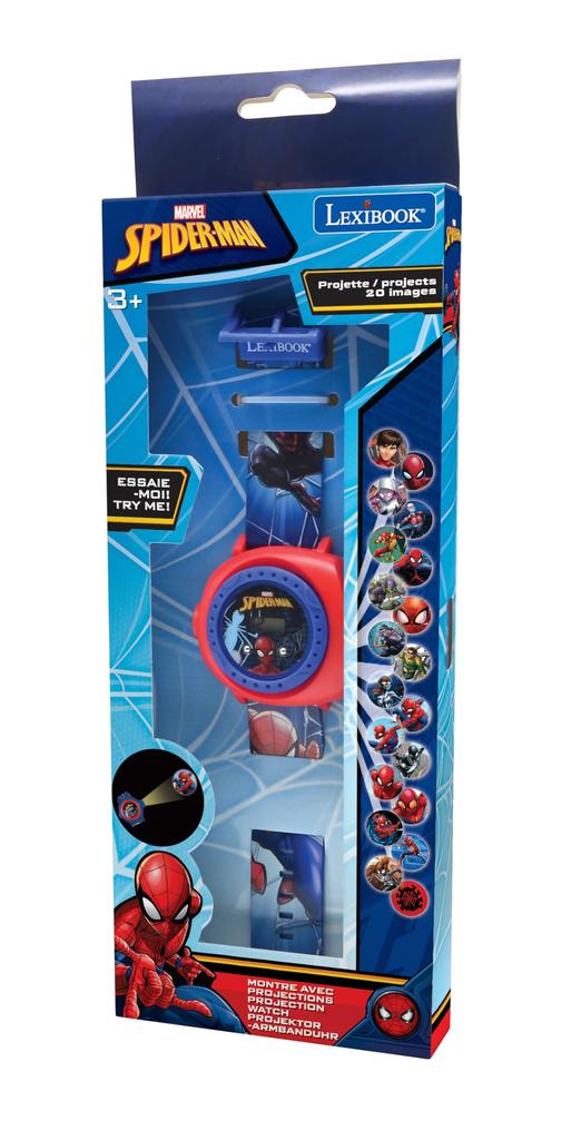 Lexibook Projection Watch Kids Digital Watch DMW050SP Spider-Man (Authentic)
