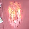 White Heart Dream Catcher Wind Chime - Home and Office Decoration