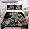 Warner Bros. Works (39) Customize Your Name Bedding Set Breathable Duvet Cover with Pillowcases Home Decoration Birthday Gift