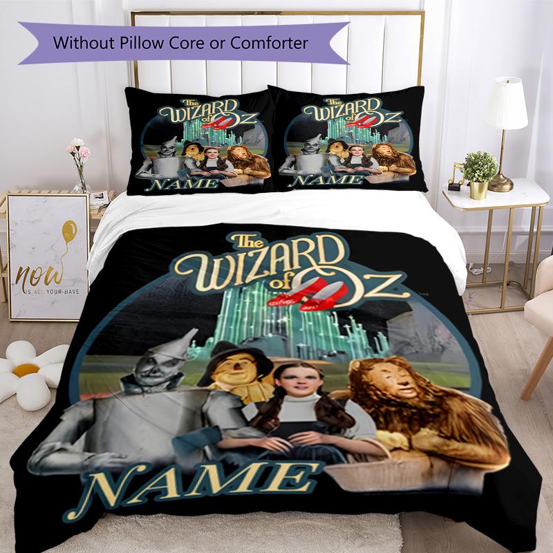 Warner Bros. Works (39) Customize Your Name Bedding Set Breathable Duvet Cover with Pillowcases Home Decoration Birthday Gift