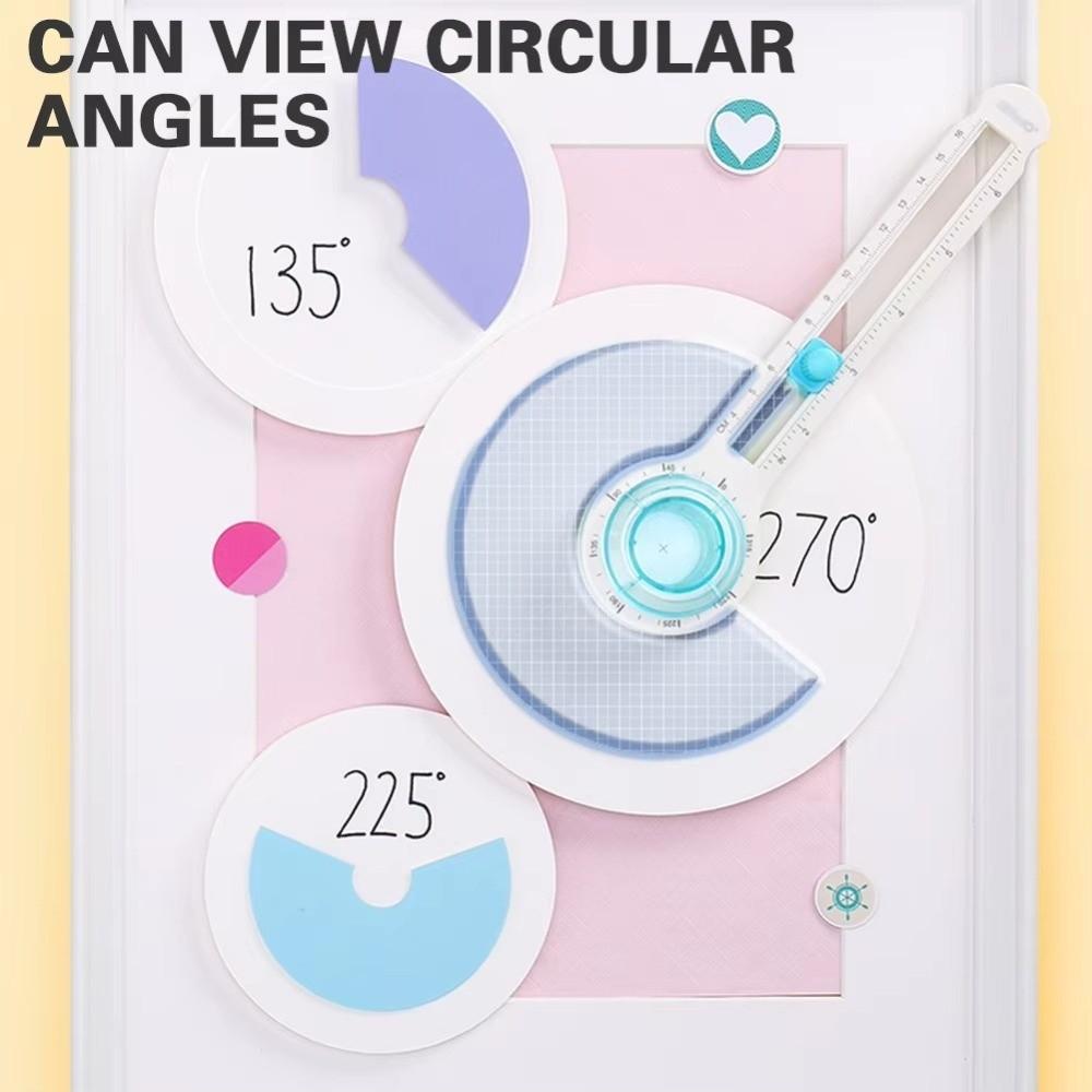 Multifunctional Rotating Compass Cutting Tool Home DIY Round Gauge New Durable Paper Trimmer