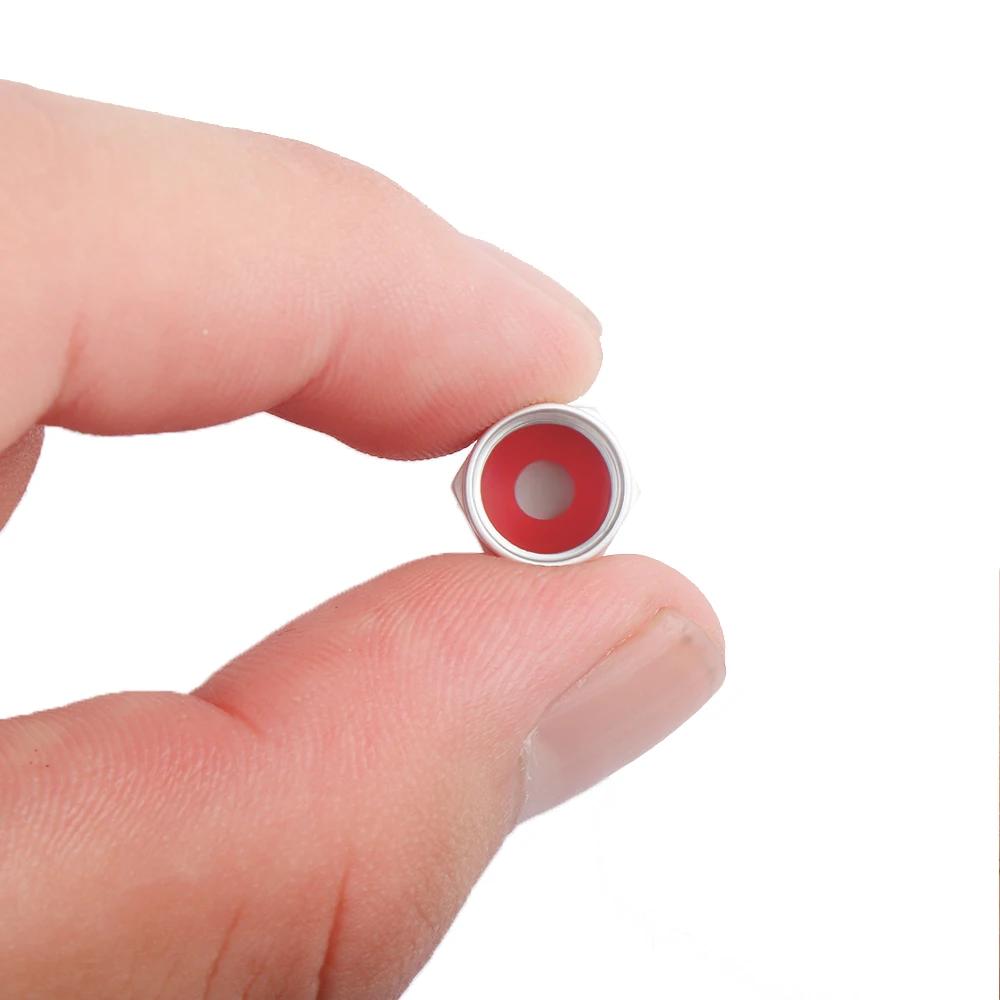 Autoaufkleber Für Alfa Romeo 4 STÜCK Aluminium Auto Plakette Rad Reifen Luftventilkappen Schaftabdeckung Für Alfa Romeo Sportiva Stelvio Giuli