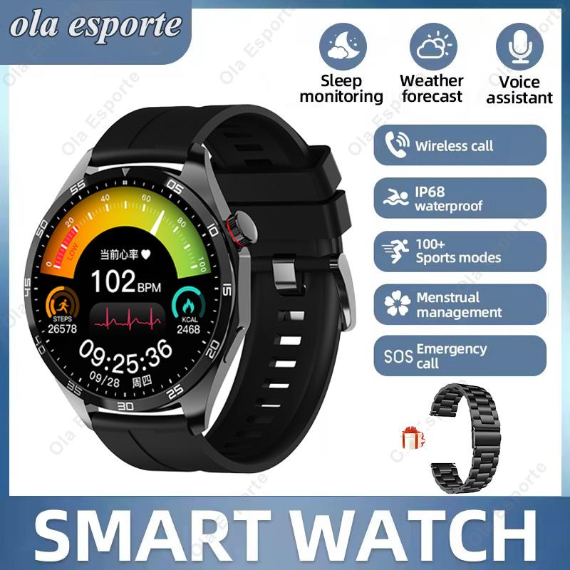 Smart Watch BT Call Health Monitoring Female Menstrual Cycle Reminder SOS GPS Sports Fitness Tracking Smartwatch Men Women