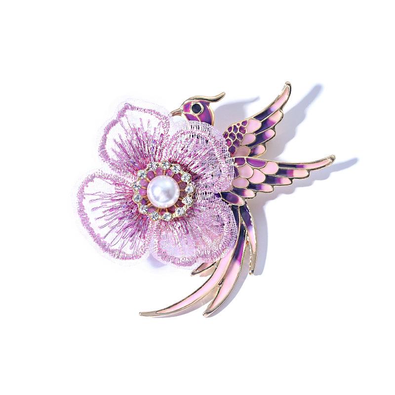 Elegante handgefertigte Phoenix Emaille Brosche: Luxus-Accessoire im chinesischen Stil für Hanfu und Cheongsam