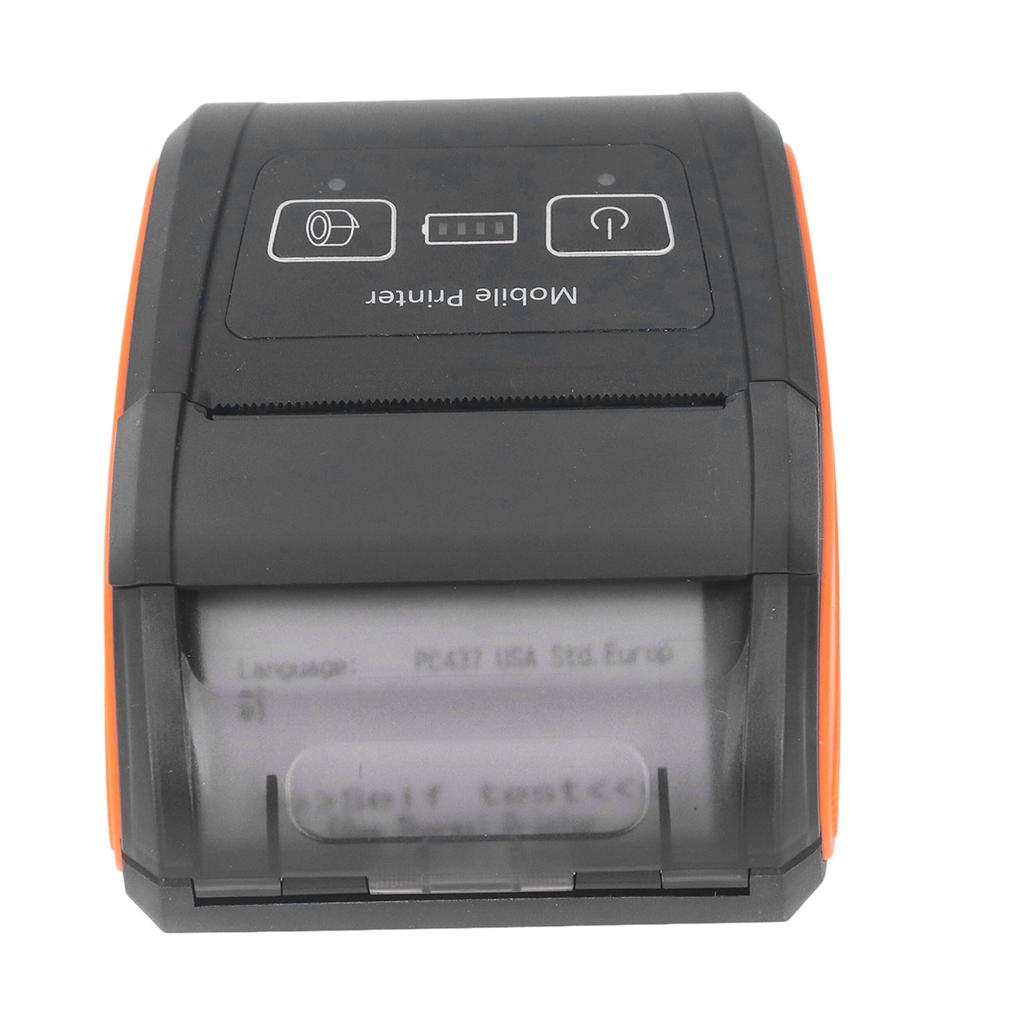 58mm Thermodrucker 203DPI 90mm/s Drahtloser Mini-BT Tragbarer Belegdrucker für Supermarkt