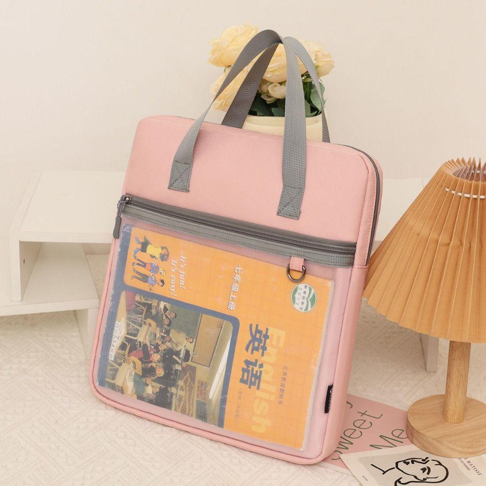 Multifunctional File Bag Oxford cloth Data Storage Bag Document Bag  School Office Supplies