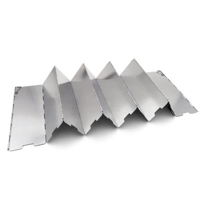 Folding Stove Windscreen 10 Plates Aluminum Camping Cooker Stove Wind with Storage Bag
