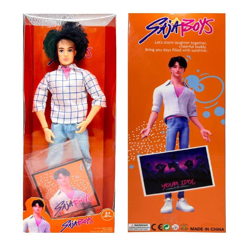 Kpop Demon Hunters Saja Boys Pvc Articulated Desk Figure For Collectors And Decor