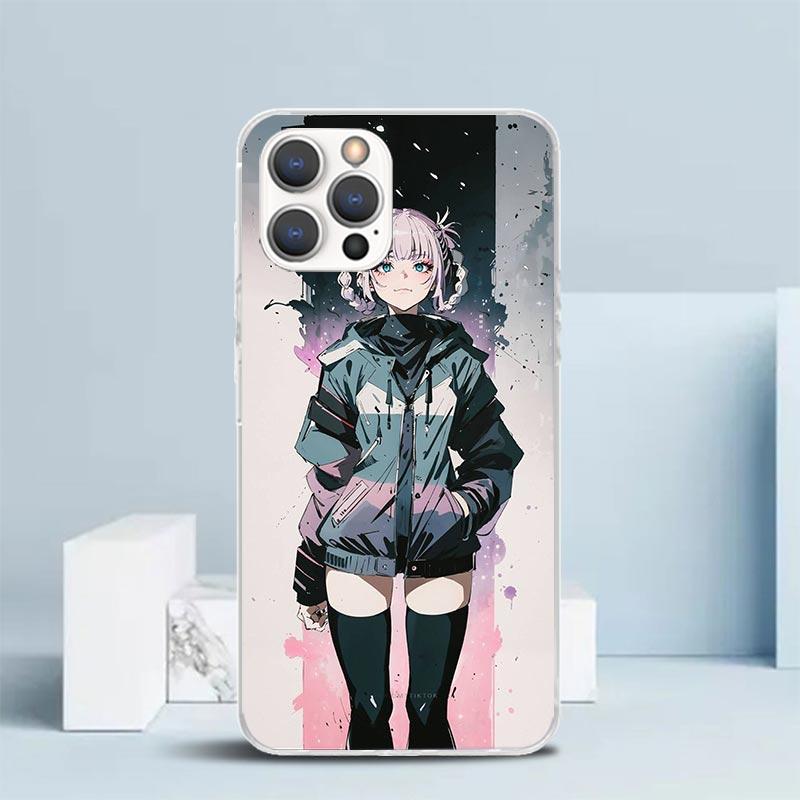 

Чехол для телефона с Назуной Нанакусой из аниме Для iPhone 16 17 Air 16E 15 14 Plus 13 Mini 12 11 Pro Max 7 8 + SE 2020 Мягкая задняя крышка из ТПУ 16 iPhone 12 (12 Pro)