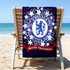 Chel-sea Fc  Printed Beach Towel, Super Soft Microfiber, Perfect Gift Birthday, for Pool, Beach, Travel, for family and friends