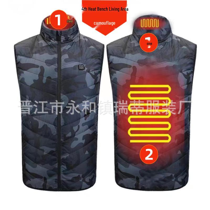 Men's Smart Heated Vest: Full Body Electric Heating with Constant Temperature