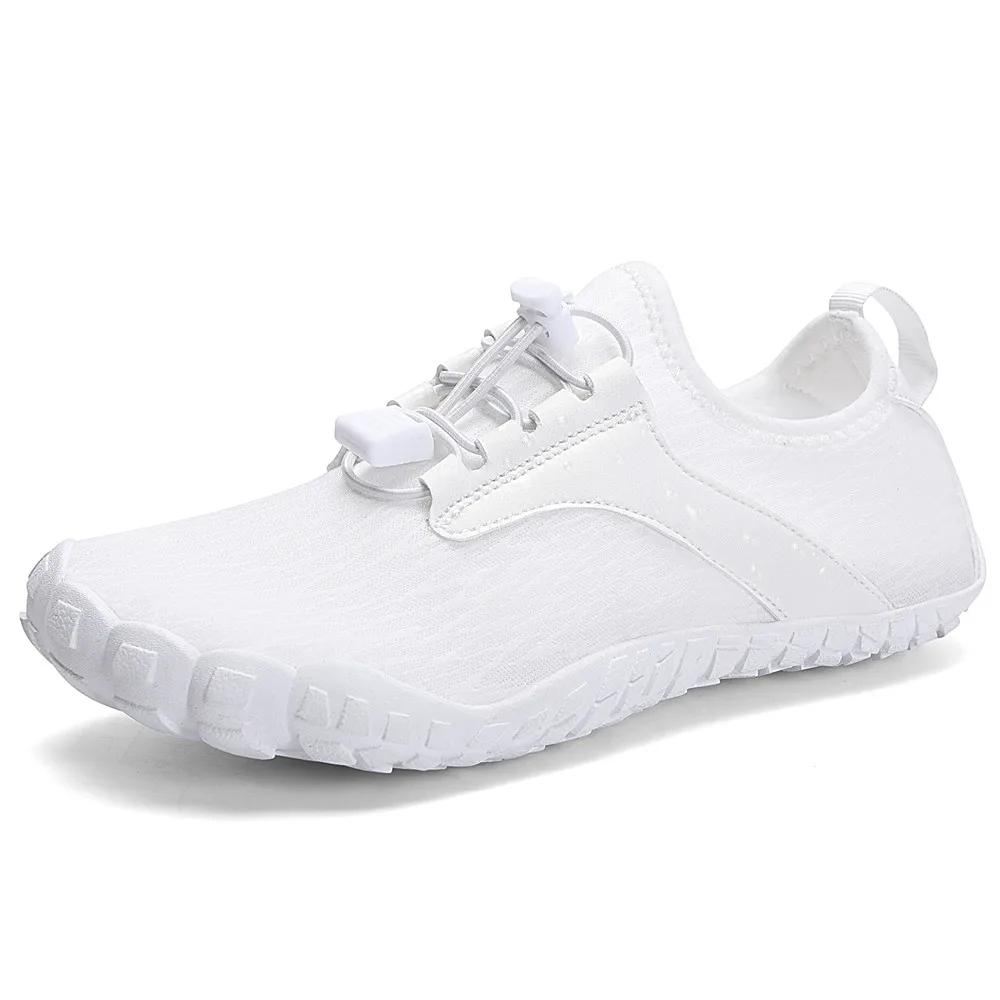Women Men Water Shoes Upstream Wading Swimming Barefoot Five Fingers Aqua Shoes Beach Seaside Gym Fitness Unisex Sneakers