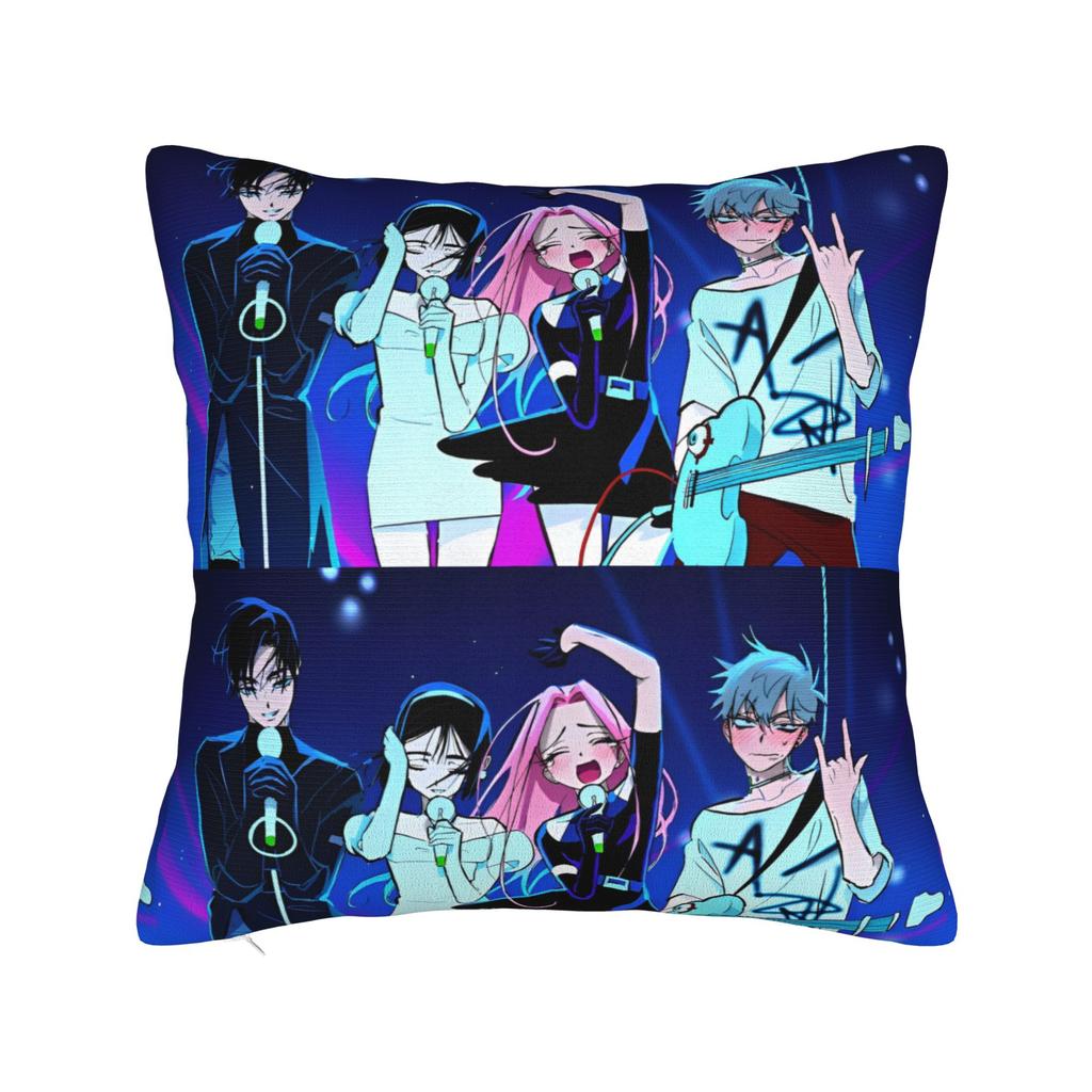 Alien Stage Anime Square Pillow Cases Cushion Cover Funny Zipper Decorative Pillowcase for Home 40x40cm