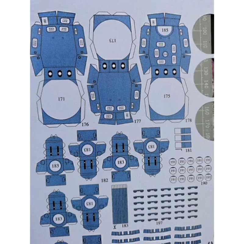 1/400 Scale Paper USS North Carolina BB-55 Ship Model Warship Figurine Military Model DIY Model Kit (Unassembled Kit)