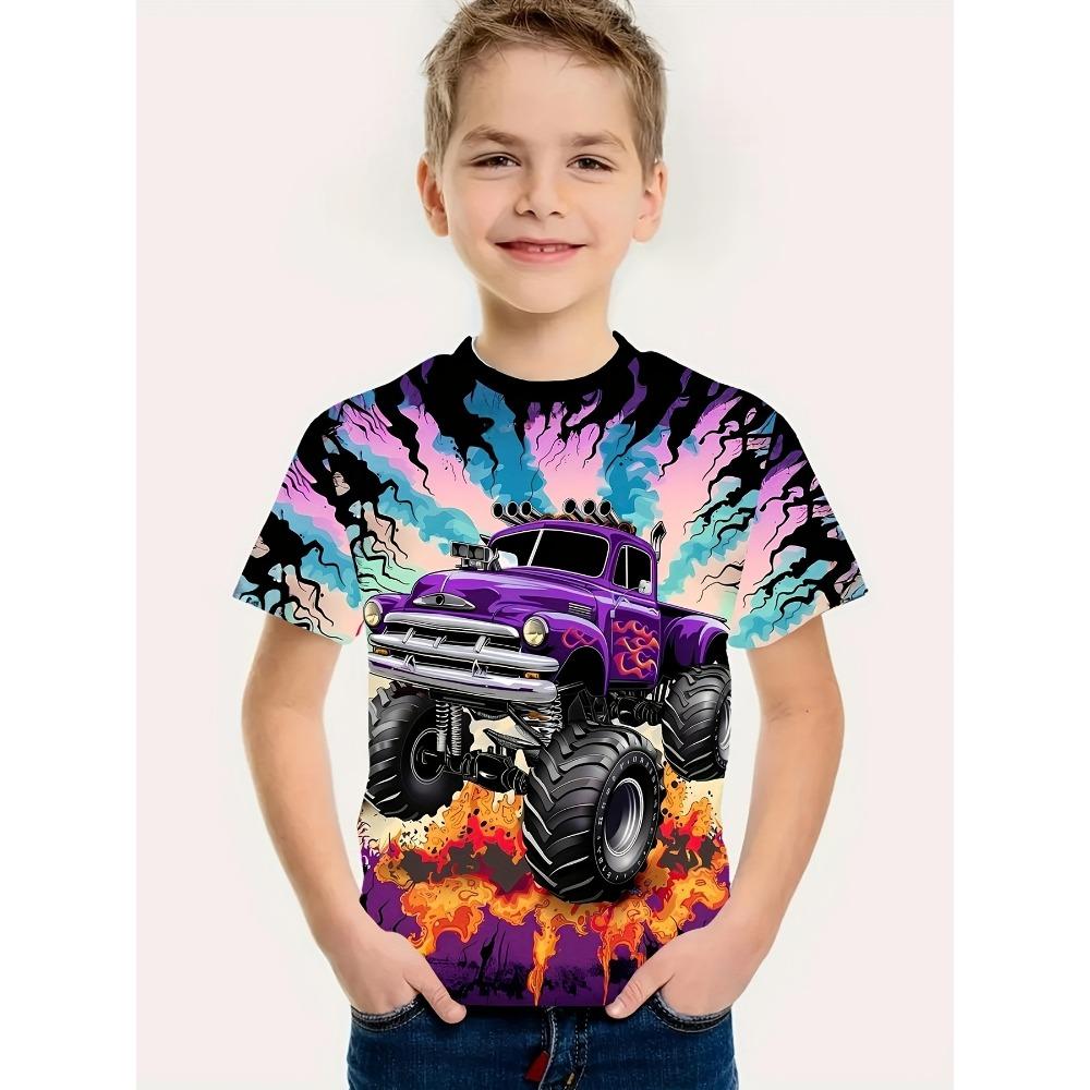 Fashion Kids T-Shirt Dinosaur 3D Printed Tees Short Sleeve Girl's Summer Clothes O-Neck Cute Boy Child T Shirt Children Top