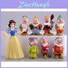 Affascinante Set di 8 Pezzi in PVC Principessa Biancaneve e i Sette Nani Action Figure Giocattolo