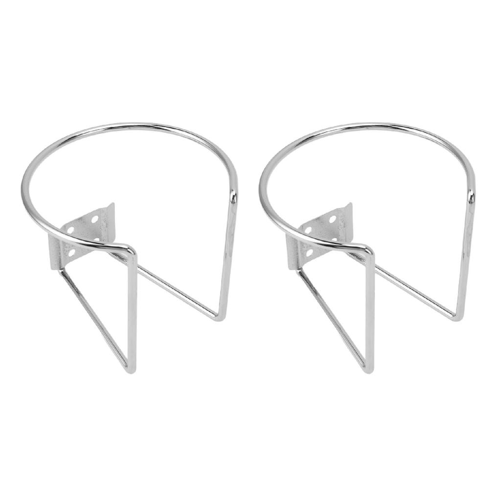 2Pcs Boat Cup Holder Multifunctional   Stainless Steel Drink Holder for Boat Yacht Truck Car Apartment RV