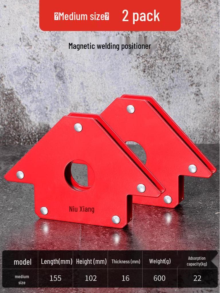 Multi-Angle Magnetic Welding Fixator: 90° Right Angle Triangle Positioning Tool