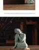 Porcelain Green Sandstone Buddha Ornament for Zen Fish Tank or Bonsai Display