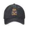 Classic Bober Bobr Kurwa Baseball Caps Unisex Women Distressed Denim Washed Headwear  Outdoor Running Unstructured Soft Hats Cap